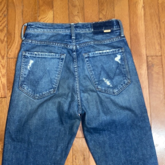 MOTHER SUPERIOR THE TRIPPER CHEW IN CRYIN COWBOYS HI RISE DISTRESSED SEMI-RIDIG - Picture 11 of 15